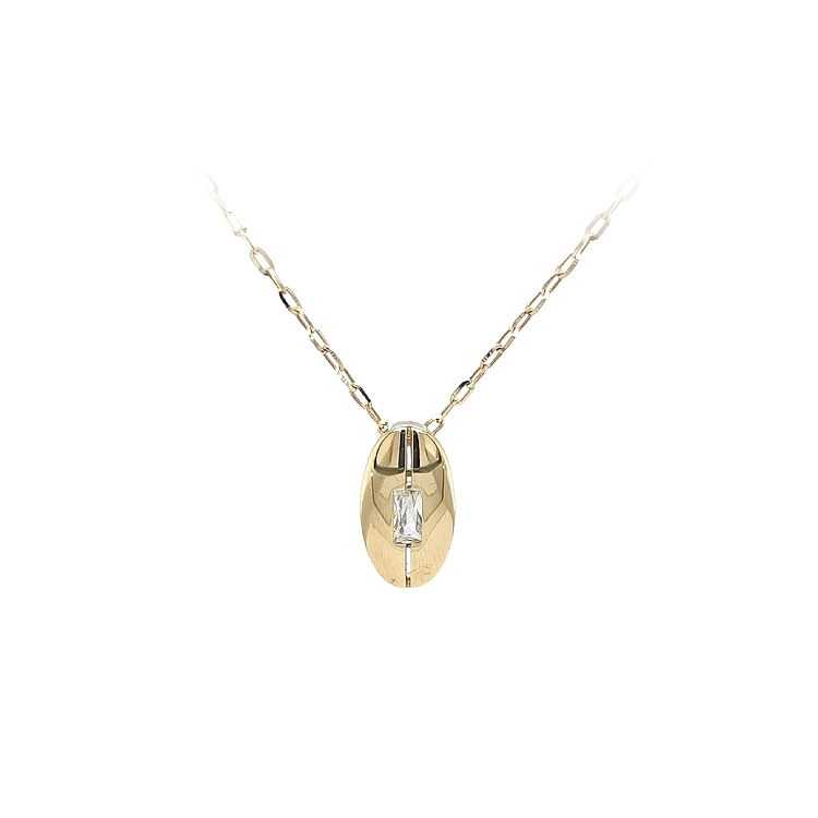 Mặt dây chuyền vàng đính đá zircon