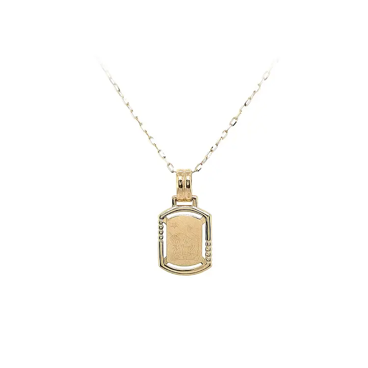 Mặt dây chuyền vàng biểu tượng con bò