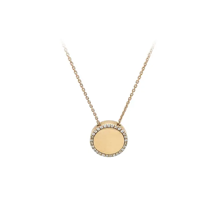 Vòng cổ vàng đính đá zircon