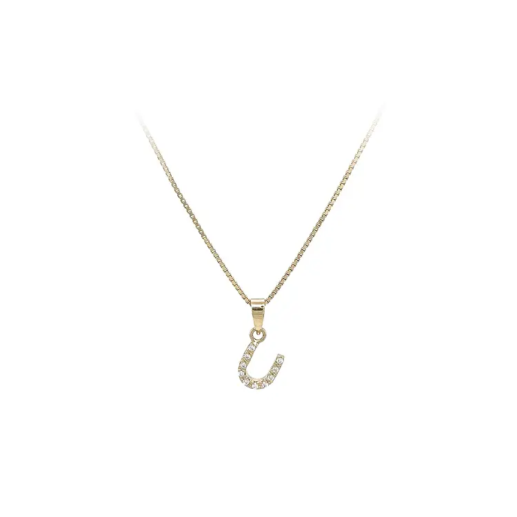 Mặt dây chuyền vàng hình chữ U