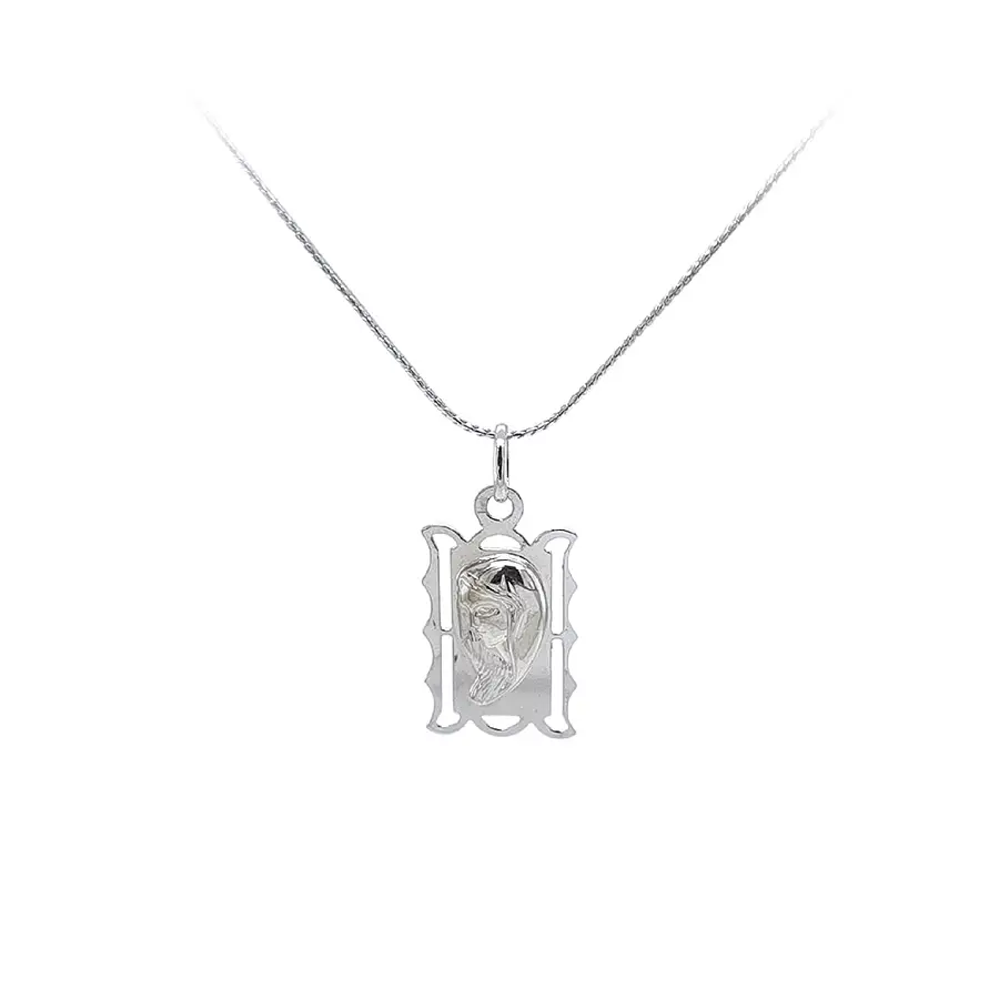 Mặt dây chuyền Đức Mẹ Đồng Trinh Maria bằng vàng trắng