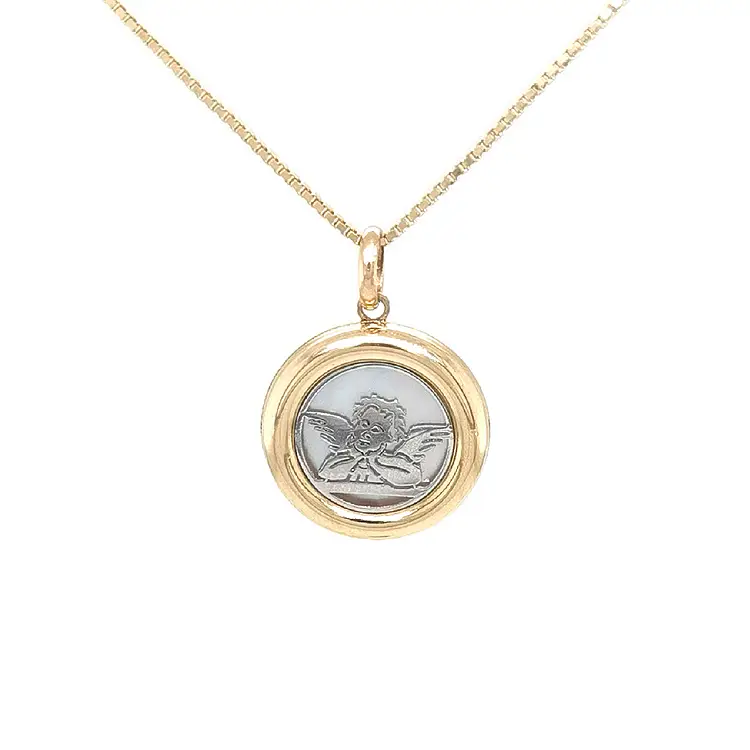 Mặt dây chuyền vàng hình thiên thần