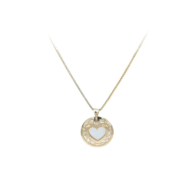 Mặt dây chuyền vàng hình trái tim