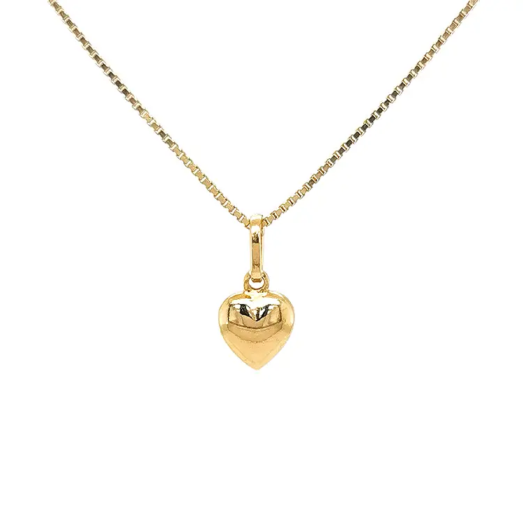 Mặt dây chuyền vàng hình trái tim