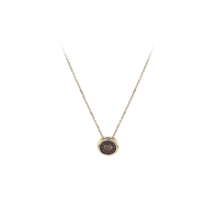 Vòng cổ vàng đính đá zircon