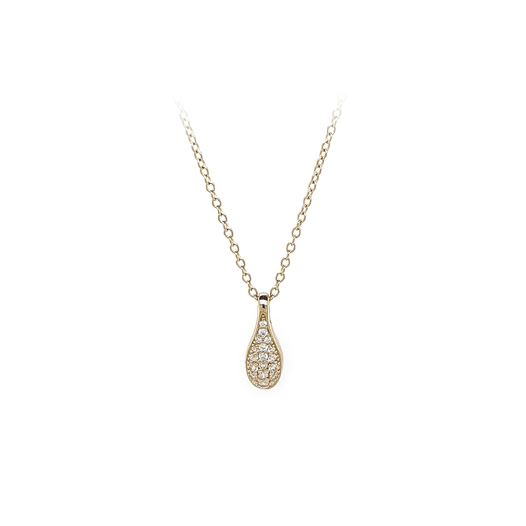 Vòng cổ vàng đính đá zircon