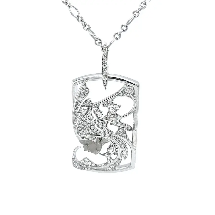 Mặt dây chuyền vàng Carrera y Carrera Atlantis Sirena Aire