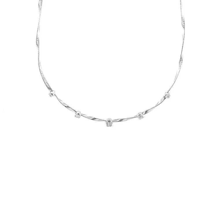 Vòng cổ vàng đính kim cương Marco Bicego Marrakech