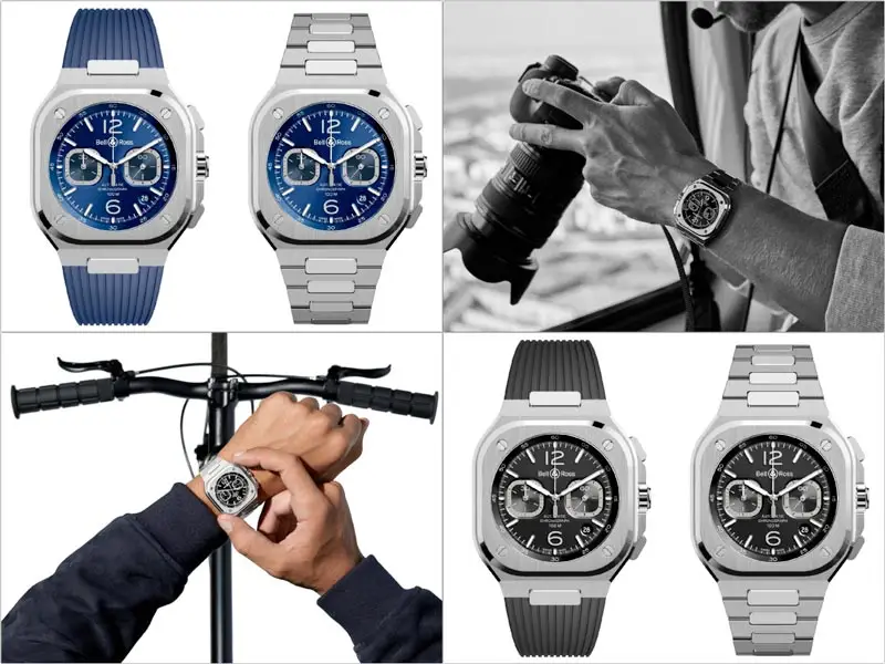 Bell &amp; Ross giới thiệu đồng hồ nam cao cấp BR 05 Chronograph