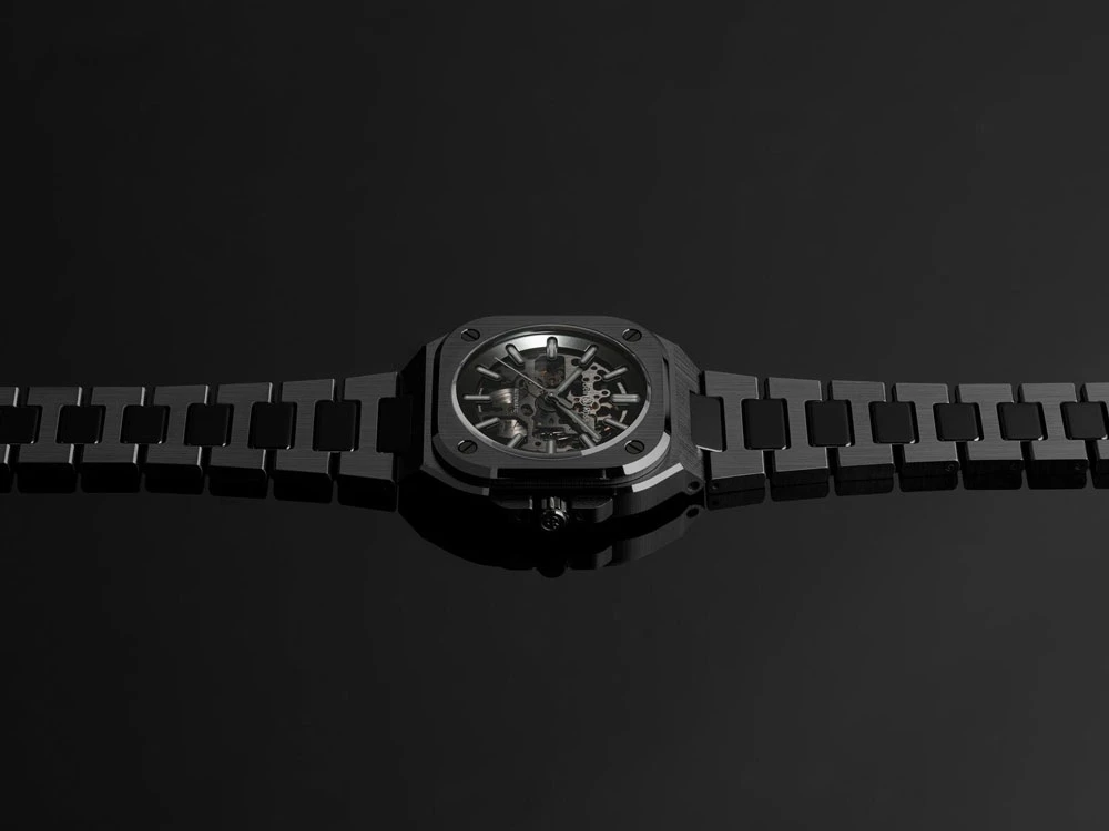 Bell &amp; Ross BR-05 36mm Mặt số ngọc trai thép BR05A-S-MP-ST/SST