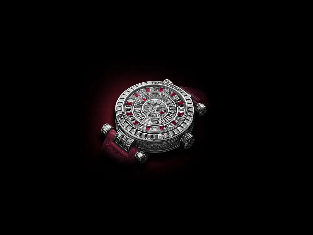 Franck Muller Trái Tim Tròn 8032 QZ HEART REL 2CO CD (5N)