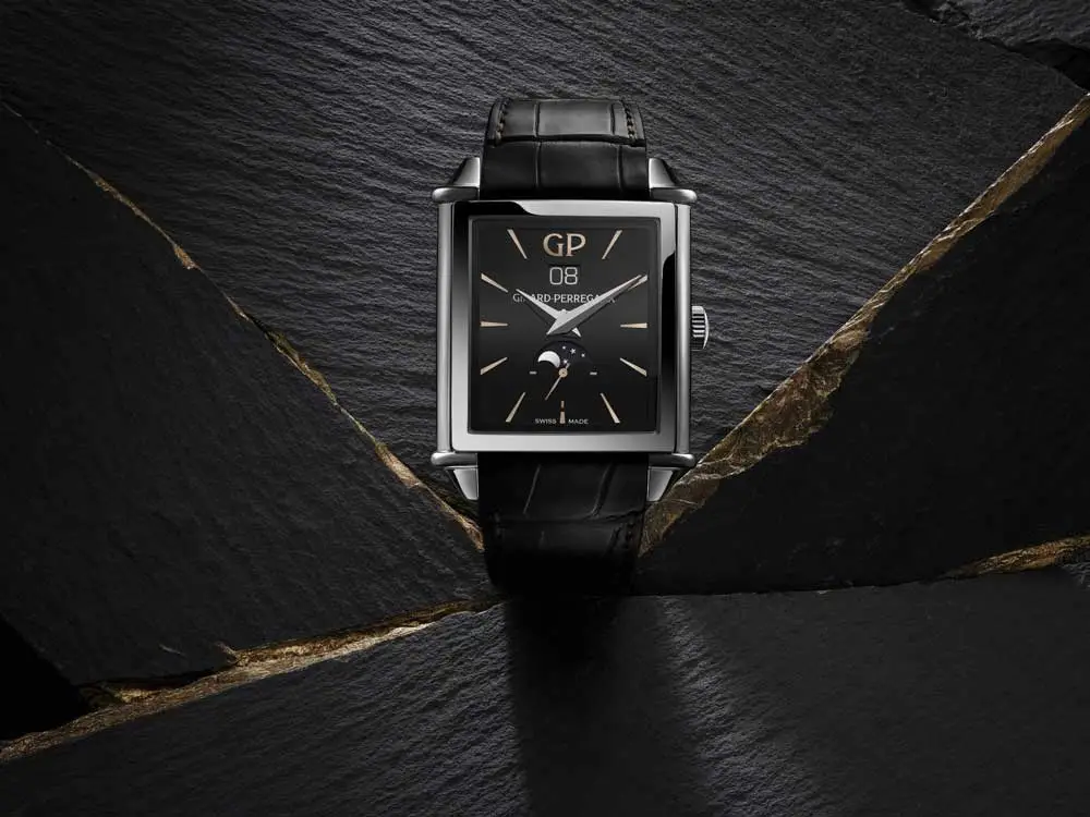 Đồng hồ cổ điển năm 1945, kích thước XXL, hiển thị ngày lớn và pha trăng 25882-11-121-BB6B