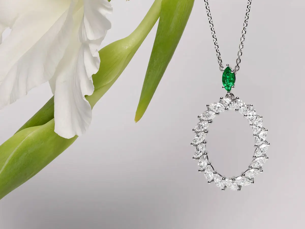 Vòng cổ Chopard L'Heure Du Diamant bằng vàng 799067-1001