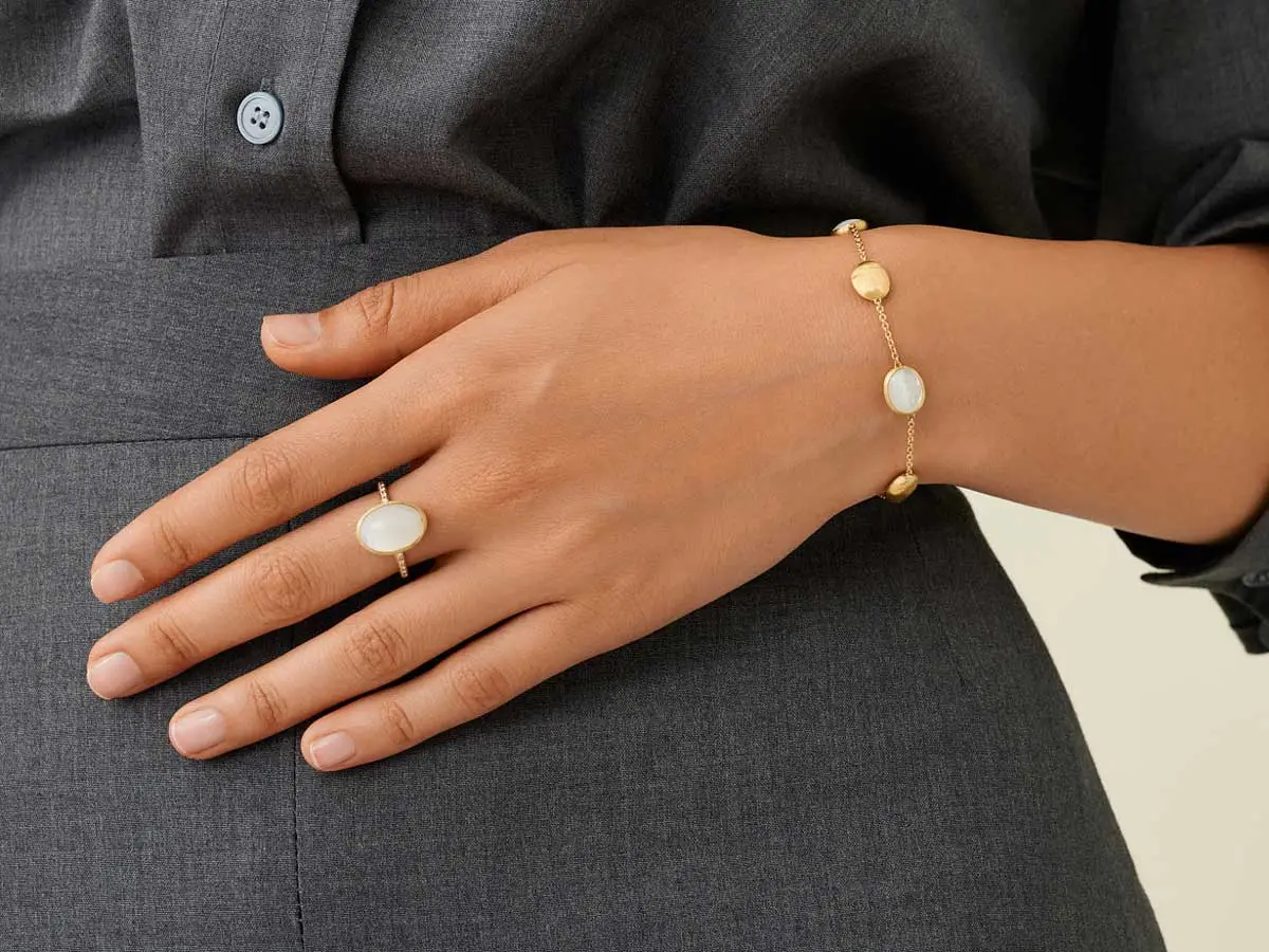 Vòng tai vàng Marco Bicego Siviglia OB1477 AQ01 Y