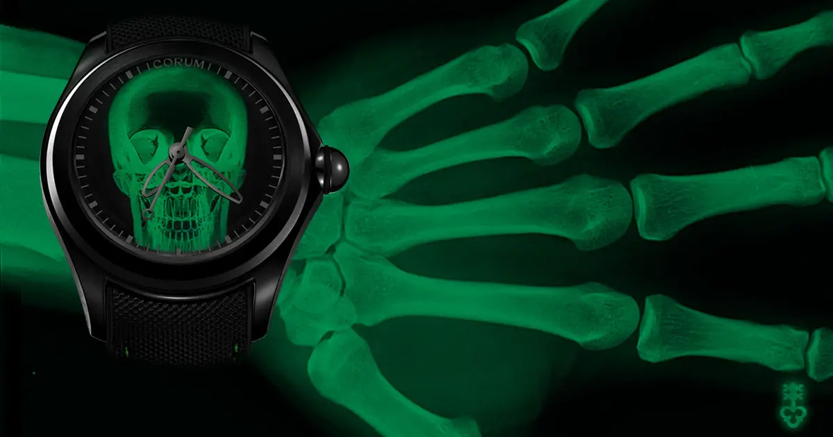 Chiếc hộp đựng đồng hồ Corum Bubble với thiết kế hộp sọ sang trọng đã được khoác lên mình một lớp vỏ mới