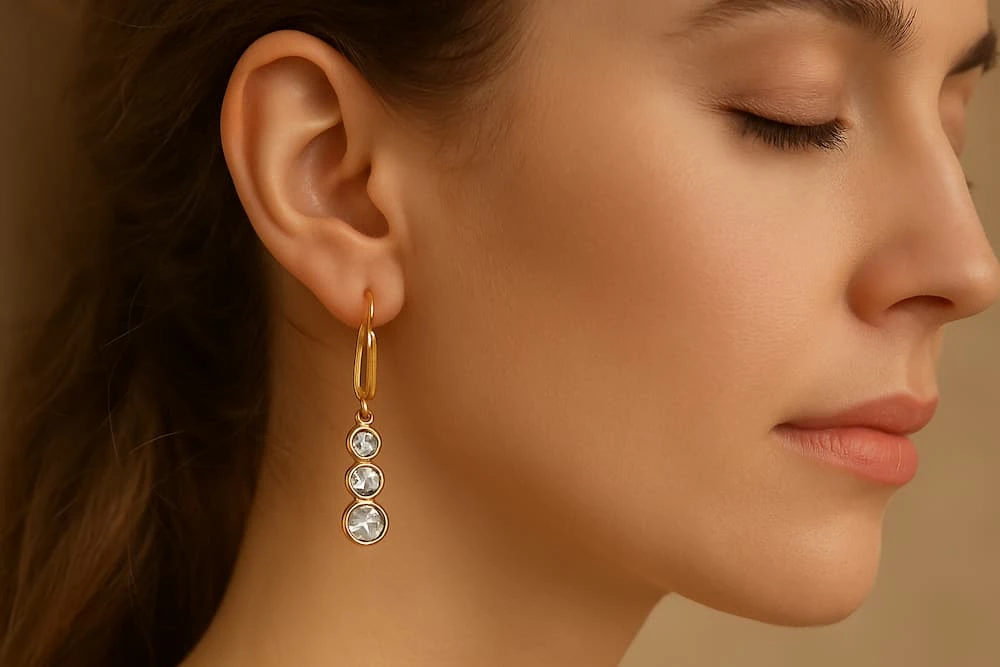 Khuyên tai đính đá quý mang đến phong cách. Nên chọn loại nào?