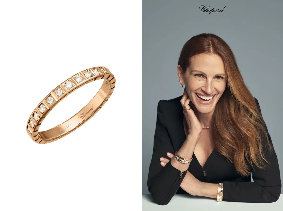 Julia Roberts đã góp nụ cười cho đồng hồ và trang sức Chopard