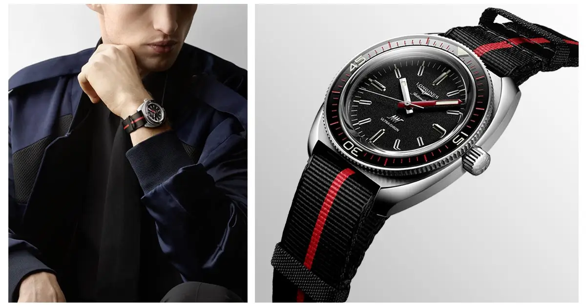 Đồng hồ Longines Ultra-Chron với bộ máy Diver là một lựa chọn tươi mới cho mùa hè