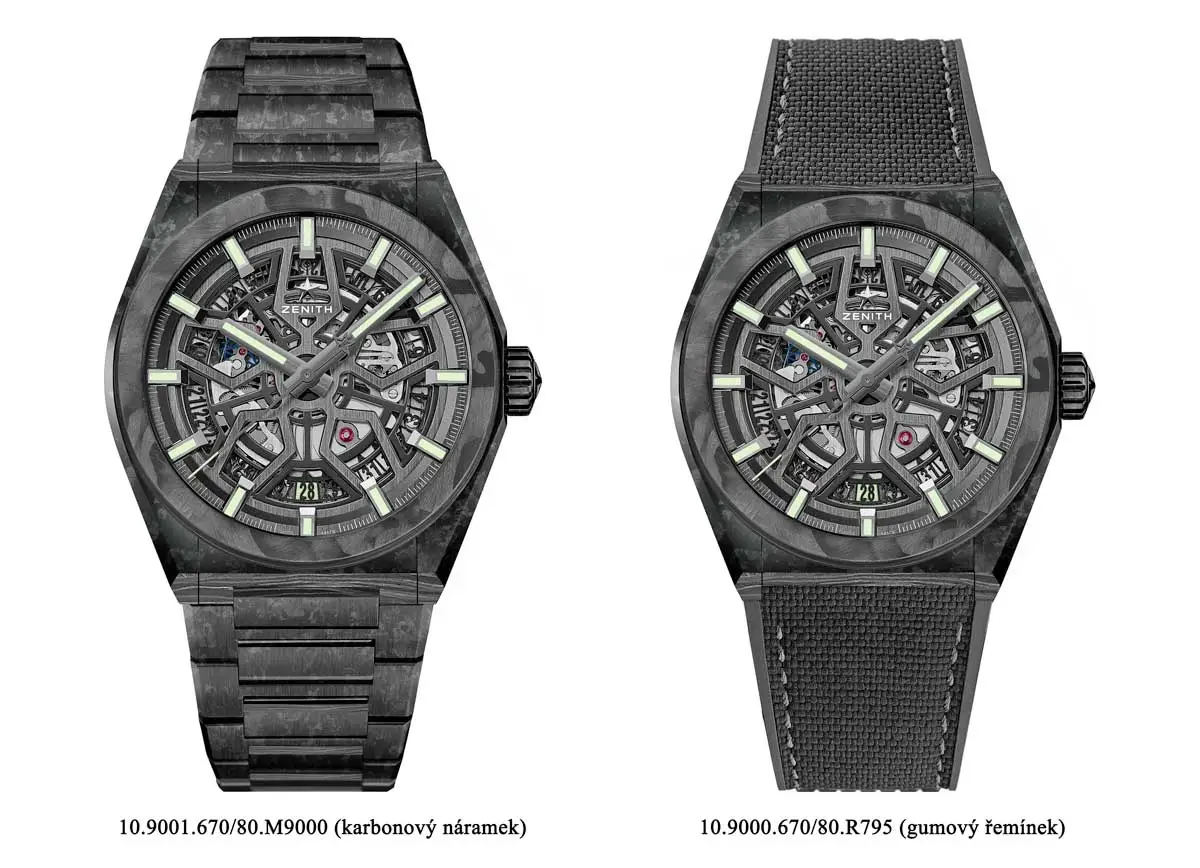 Zenith Defy Classic Carbon: Cách mạng về độ nhẹ và thiết kế sáng tạo